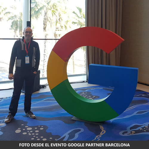 Foto en el Evento de Google Partener Barcelona